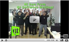 Qt Holiday Music Video